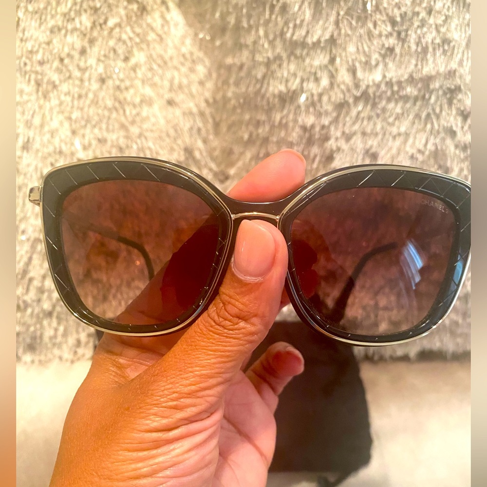 Black Chanel Sunglasses